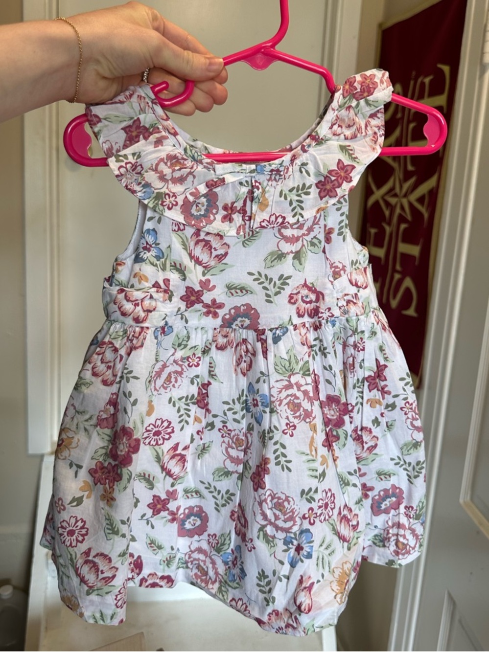 Janie and Jack Floral Dress 6-12 months